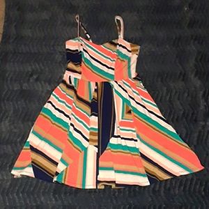 Skater Love Fire dress multi color SzM.